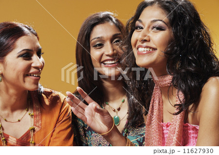 Portrait of three women smiling 11627930