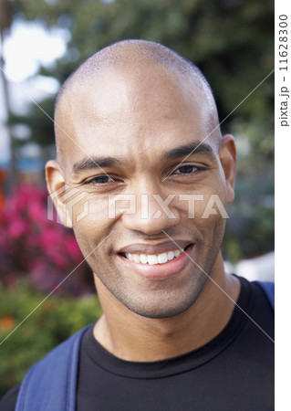 Close up of African man smiling Close up of African man smiling 11628300