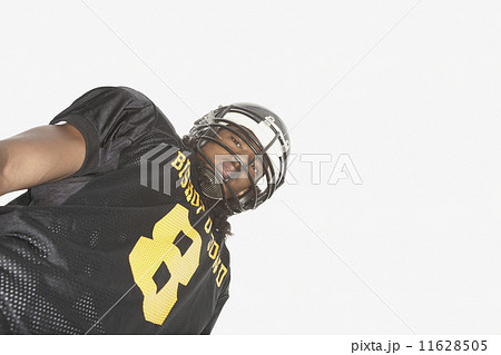 Young African man wearing football uniform 11628505