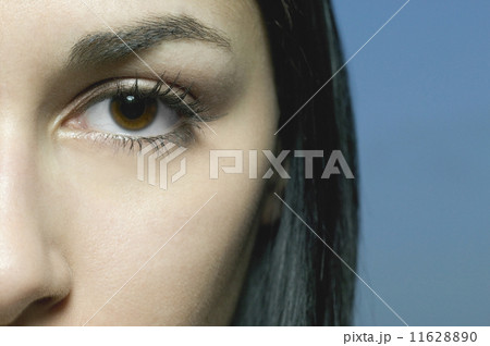Close up of woman's eye and nose Close up of woman's eye and nose 11628890
