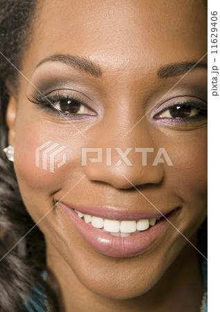 Close up of African woman smiling Close up of African woman smiling 11629406