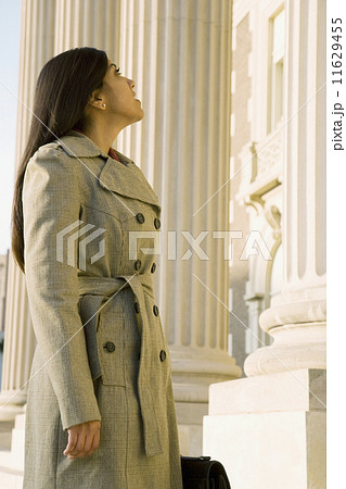 Indian businesswoman looking up 11629455