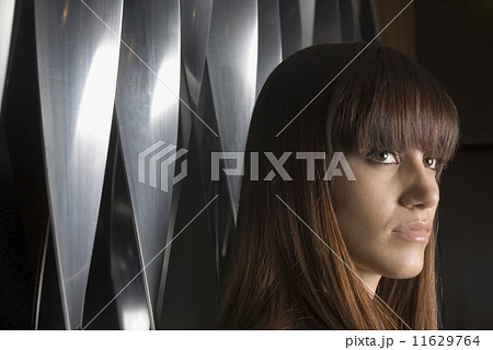 Close up of young woman with long hair Close up of young woman with long hair 11629764