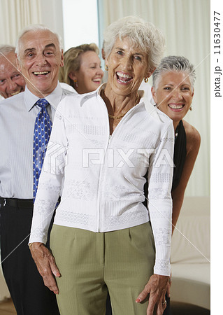 Group of seniors at party Group of seniors at party 11630477