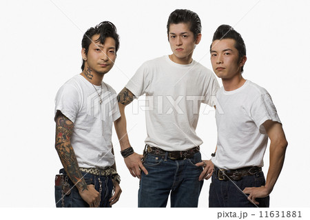 Asian men in rockabilly clothing Asian men in rockabilly clothing 11631881