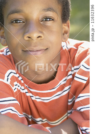 Close up of African boy smiling 11632396
