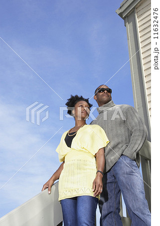 African couple under blue sky African couple under blue sky 11632476
