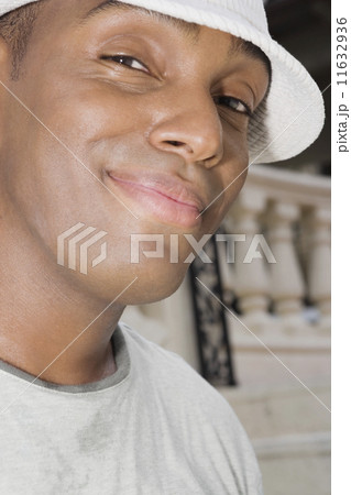 Hispanic man wearing hat 11632936