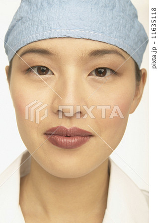 Close up of young female doctor's face 11635118