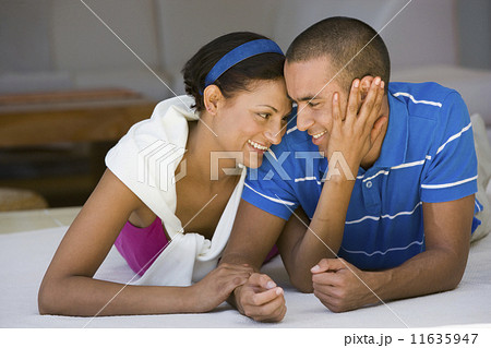 Young couple smiling at each other Young couple smiling at each other 11635947