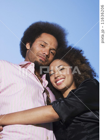 African couple hugging 11636206
