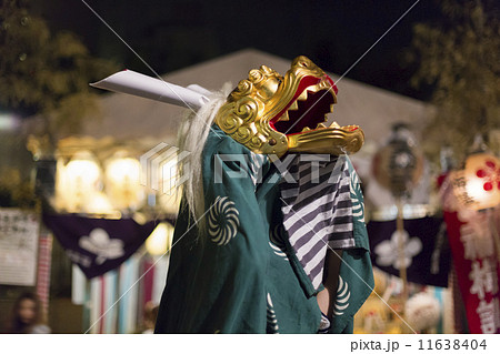 天神祭の獅子舞 11638404