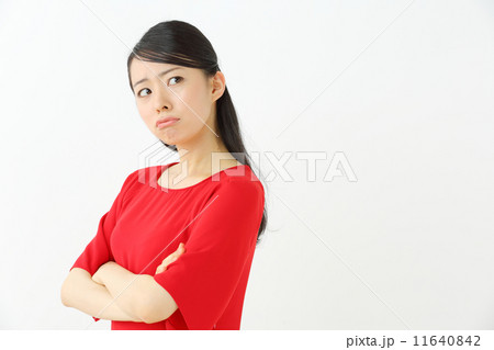 怒る・若い女性 怒る・若い女性 11640842
