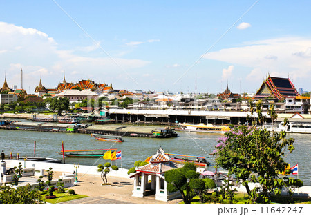 View of the Chao Praya River in Bangkok, taken from the top of W View of the Chao Praya River in Bangkok, taken from the top of W 11642247