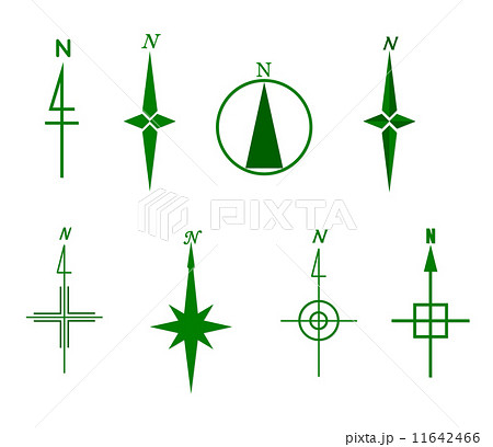 方位nのイラスト素材 方位nのイラスト素材
