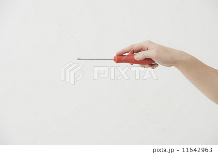 ドライバーを持つ手 11642963