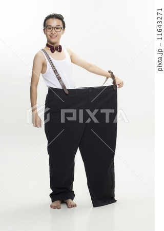 Young Asian Male with oversized pants 11643271