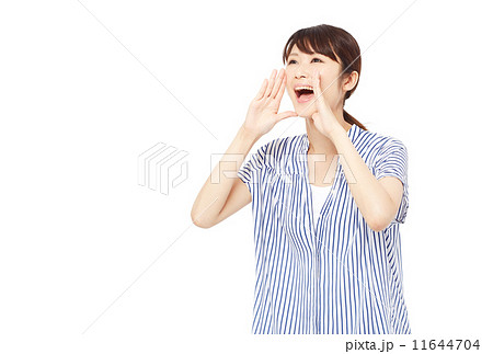 呼びかける女性 呼びかける女性 11644704