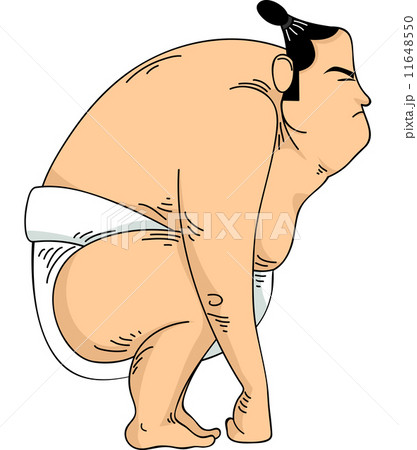 Sumo Wrestler Side View 11648550
