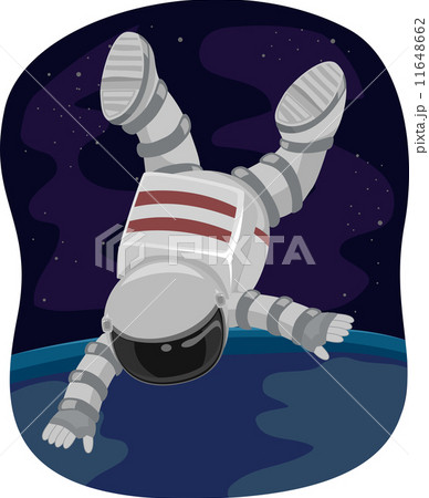 Astronaut Floating in Space 11648662