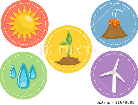 Renewable Energy Icons 11648689
