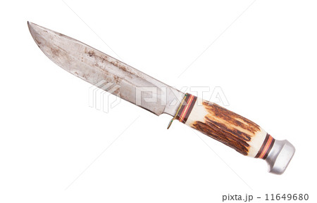 Very old bowie knife isolated 11649680