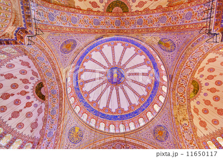 Blue mosque interior in Istanbul Turkey 11650117
