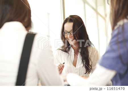 smiling girl thinking smiling girl thinking 11651470