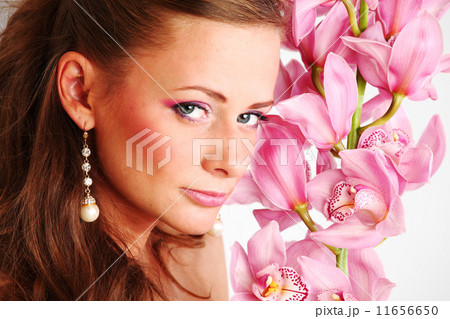 orchid woman orchid woman 11656650