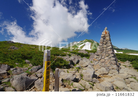 白馬乗鞍岳山頂 11661832
