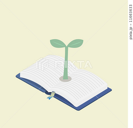 Born tree on the book conceptual. vector. eps10 11663633