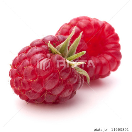 Sweet raspberry isolated on white background cutout Sweet raspberry isolated on white background cutout 11663891