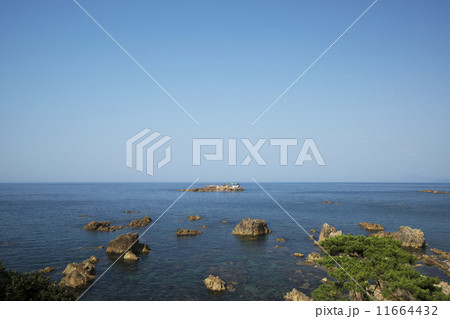 日本海 日和山海岸 夏景色 日本海 日和山海岸 夏景色 11664432