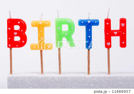Multiple colorful Happy birthday  candle 11666957