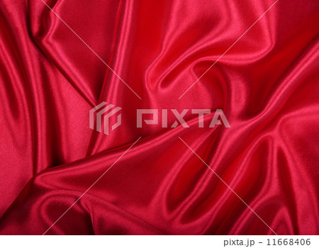 Smooth elegant red silk as background 11668406