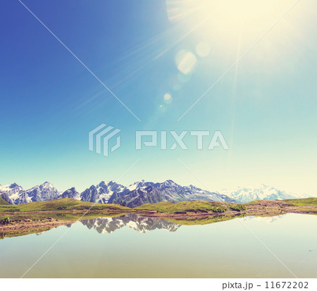 Lake in Caucasus 11672202