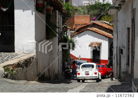 メキシコ　タスコ　路地 11672562