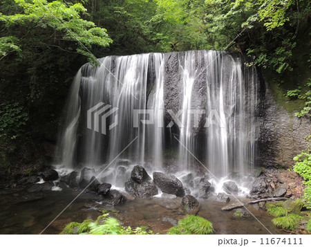 達沢不動滝　夏の男滝3 11674111