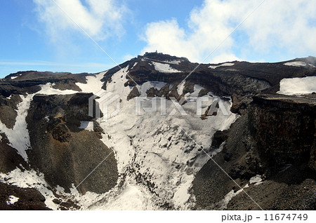 富士山　火口 11674749