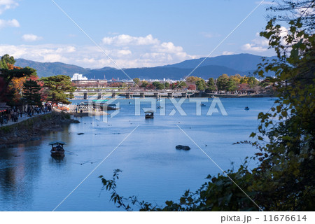 嵯峨野嵐山 渡月橋 嵯峨野嵐山 渡月橋 11676614