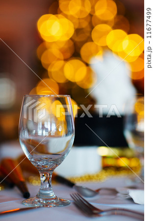 Table setting for Christmas party 11677499
