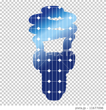 The energy-efficient lamp with solar panels texture  11677896