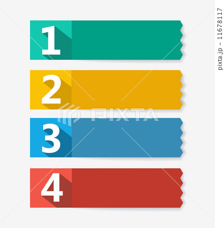 numbered banners 11678117