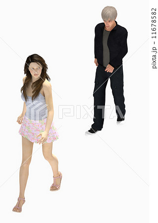 ストーカーイメージ　３DCGイラスト素材 11678582