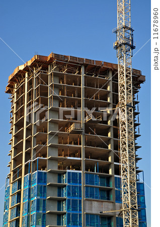Concrete Highrise Construction Site Concrete Highrise Construction Site 11678960