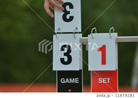 Tennis scoreboard 11679281