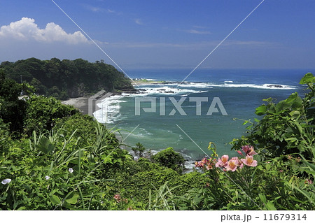神奈川県三浦市大浦海水浴場の写真素材