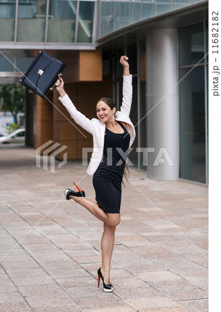Excited business woman 11682182