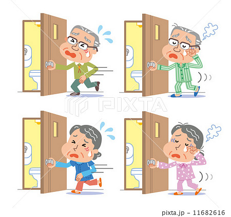 頻尿　夜間頻尿　高齢者　男女 11682616