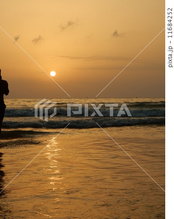 パトンビーチの日没5 11684252